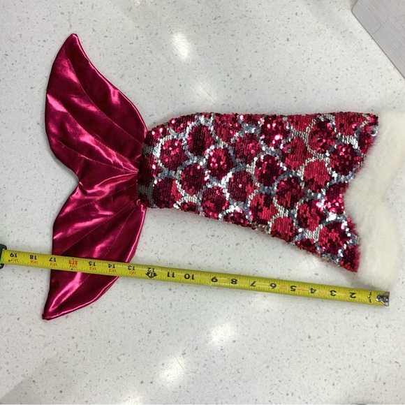 Mermaid Christmas Stocking Pink Sequin - Picture 5 of 8